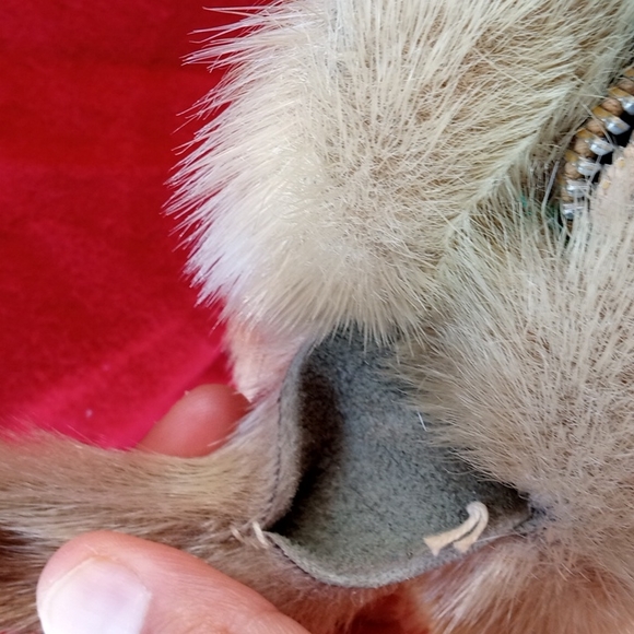 Vintage Purse natural fur shoulder Bag - Picture 5 of 13